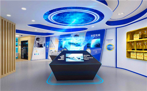 企業(yè)展廳設(shè)計(jì)風(fēng)格_多媒體交互數(shù)字展廳