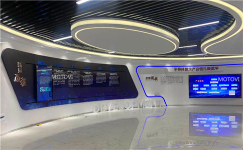 滑軌屏幕廠家實施方案-數(shù)字展廳安裝設(shè)計工程案例_摩拓為工程案例_細(xì)節(jié)展示